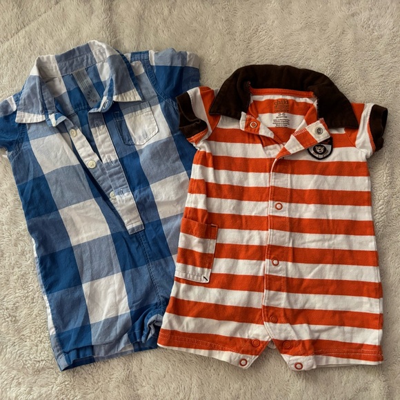 8 Assorted Baby Rompers Set - Picture 8 of 8